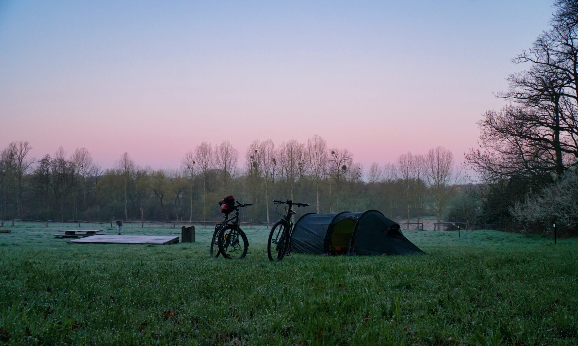 Sonnenaufgang Probetour Belgien